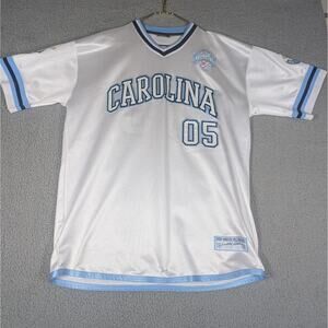 Vintage FUBU Jersey Mens Extra Large Blue Carolina Jersey Y2K Streetwear Hip Hop